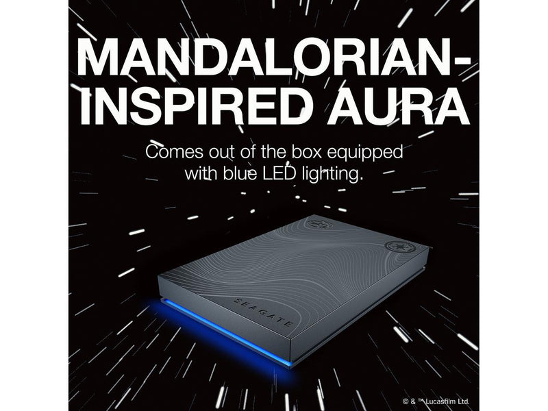 Seagate 2TB FireCuda Special Edition - Beskar Ingot Drive Portable Hard Drive