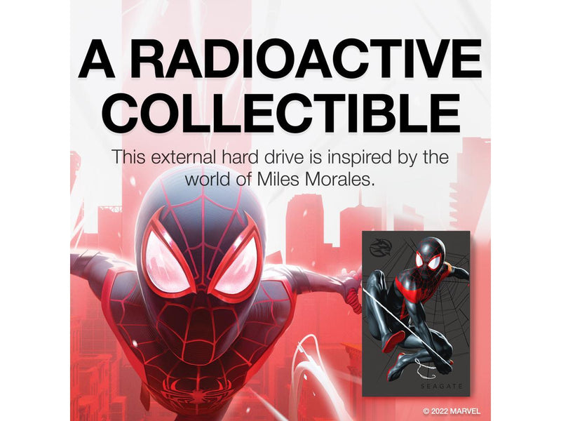 Seagate 2TB The Marvel Special Edition Spider on FireCuda External Hard Drive