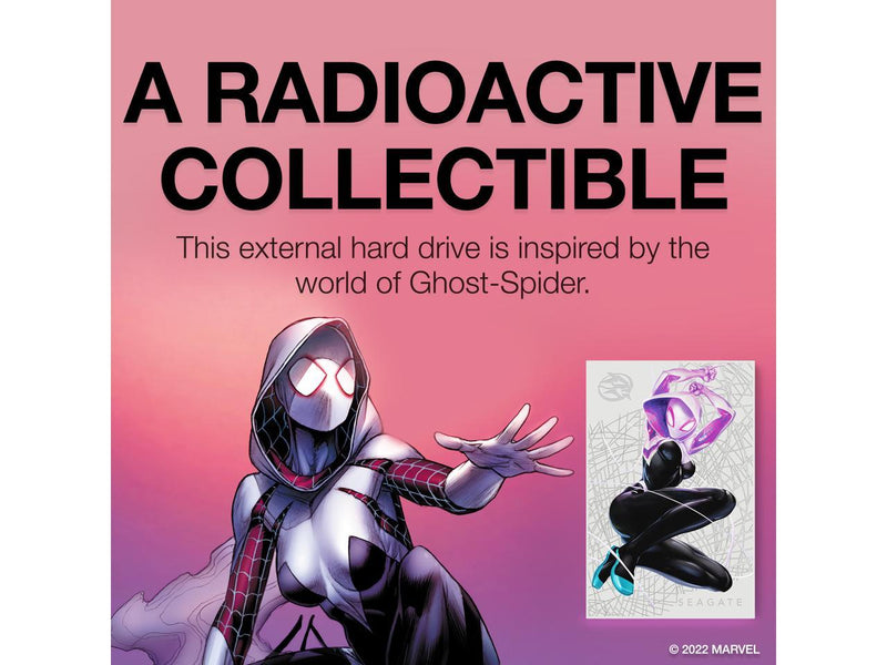 Seagate 2TB The Marvel Special Edition Spider on FireCuda External Hard Drive