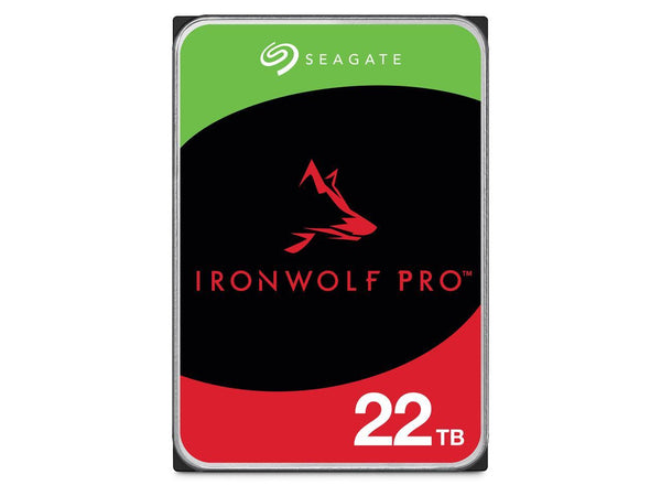 Seagate IronWolf Pro 22TB Enterprise NAS Internal HDD – CMR 3.5in SATA 6Gb/s