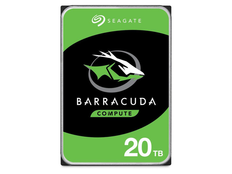 Seagate BarraCuda ST20000DM001 20TB 7200 RPM 512MB Cache SATA 6.0Gb/s 3.5"