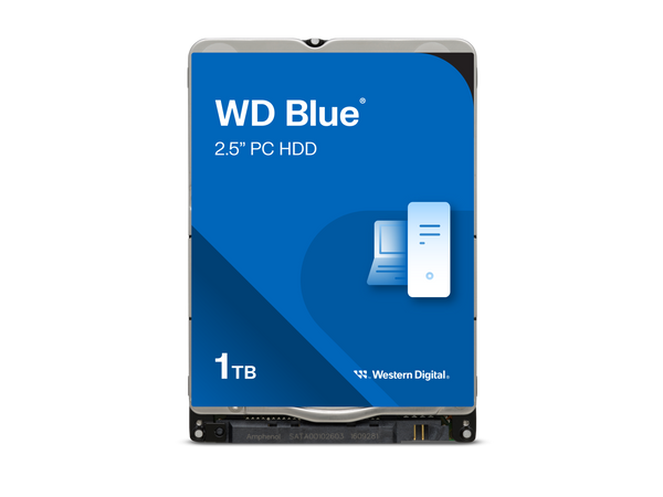 Western Digital 1TB WD Blue Mobile Hard Drive HDD - 5400 RPM, SATA 6 Gb/s