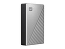 WD 4TB Silver My Passport Ultra Portable Storage External Hard Drive USB-C for