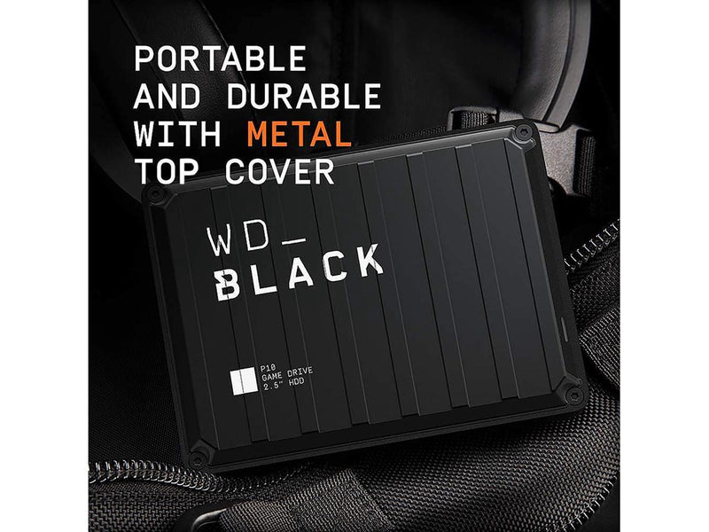 WD Black 5TB P10 Game Drive Portable External Hard Drive for PS5/PS4/Xbox