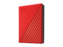 WD 4TB My Passport Portable Storage External Hard Drive USB 3.2 for PC/MAC Red