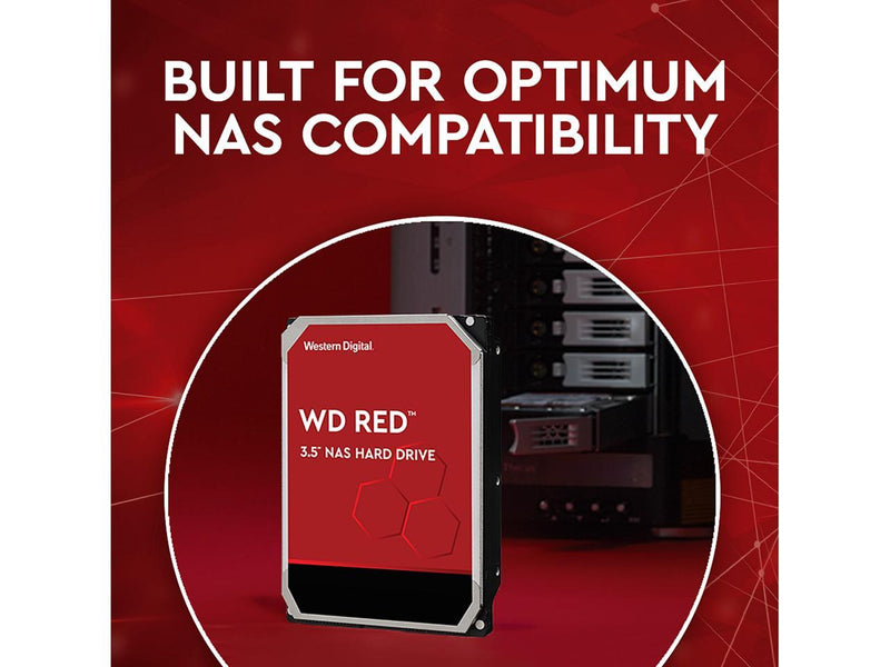 Western Digital 4TB WD Red NAS Internal Hard Drive HDD - 5400 RPM, SATA