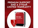 Western Digital 4TB WD Red NAS Internal Hard Drive HDD - 5400 RPM, SATA