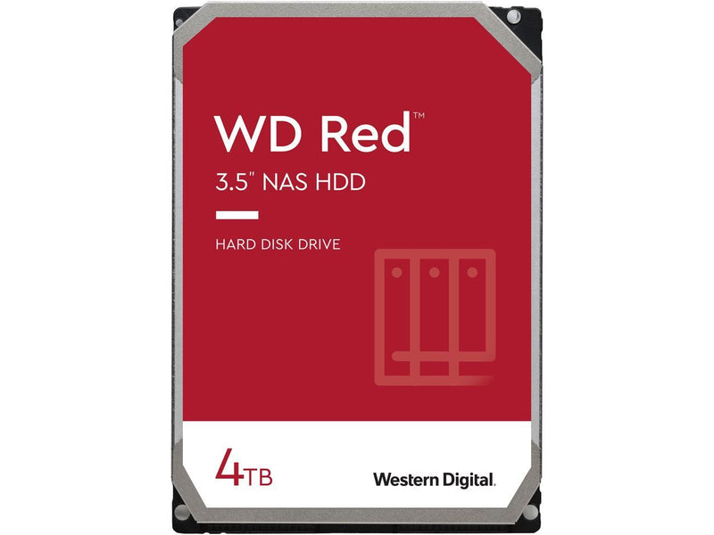 Western Digital 4TB WD Red NAS Internal Hard Drive HDD - 5400 RPM, SATA