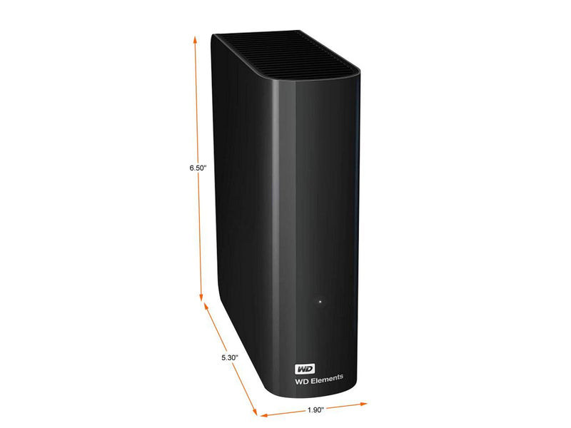 WD Elements 14TB USB 3.0 Desktop External Hard Drive WDBWLG0140HBK-NESN Black