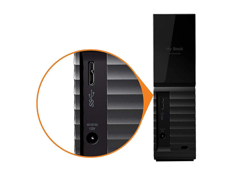 WD 16TB My Book Desktop External Hard Drive, USB 3.0, External HDD with