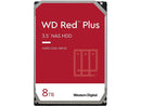 WD Red Plus 8TB CMR NAS Hard Drive HDD - 5640 RPM, SATA 6 Gb/s, 128MB Cache,