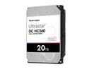 WD Ultrastar DC HC560 0F38755 20TB Hard Drive 512MB Cache 7200 RPM SATA 6.0Gb/s