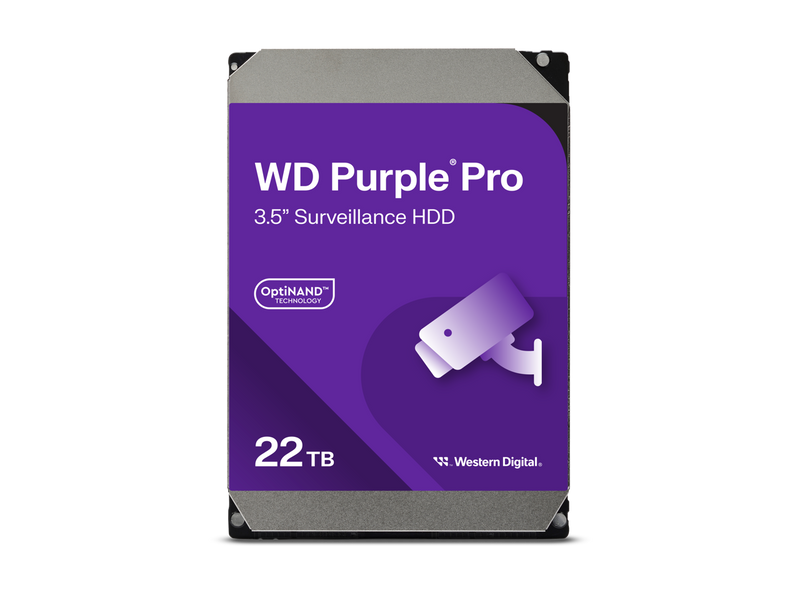 WD Purple Pro WD221PURP 22TB 7200 RPM 512MB Cache SATA 6.0Gb/s 3.5" Internal