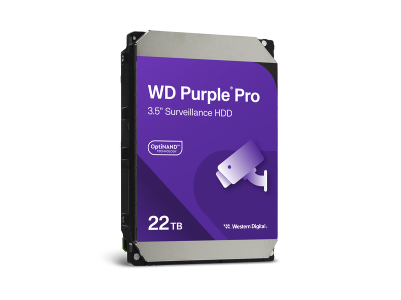 WD Purple Pro WD221PURP 22TB 7200 RPM 512MB Cache SATA 6.0Gb/s 3.5" Internal