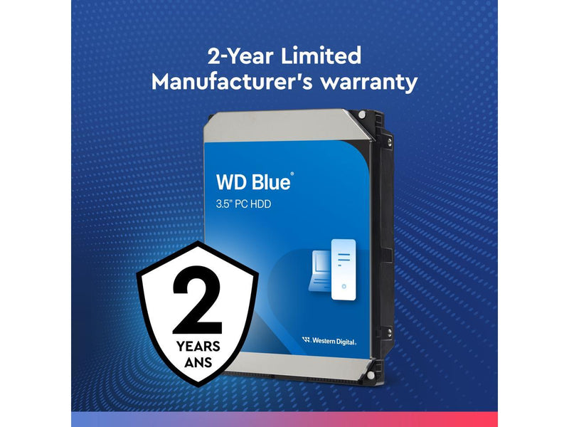 WD Blue 6TB Desktop Hard Disk Drive - 5400 RPM SATA 6Gb/s 256MB Cache 3.5 Inch -