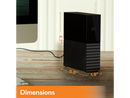 WD My Book 22TB USB 3.0, Micro-B External Desktop Hard Drive WDBBGB0220HBK-NESN