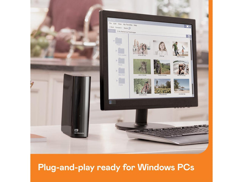 WD Elements 22TB USB 3.0 Desktop External Hard Drive WDBWLG0220HBK-NESN Black