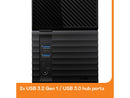 WD 44TB My Book Duo Desktop RAID External Hard Drive 256-Bit AES Encryption -