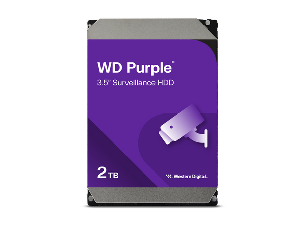 WD Purple WD23PURZ 2TB Hard Drive - 3.5" Internal - SATA (SATA/600) -