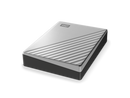 WD 6TB Silver My Passport Ultra for Portable Storage External Hard Drive USB-C