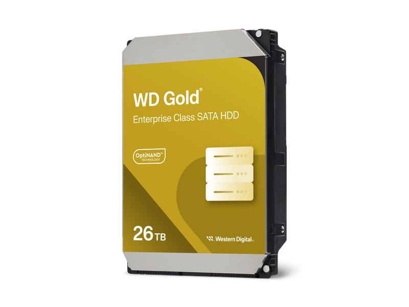 WD Gold 26TB Enterprise Class Hard Disk Drive - 7200 RPM Class SATA 6Gb/s 512MB