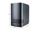 WD Diskless My Cloud EX2 Ultra NAS - Network Attached Storage - Dual-Core