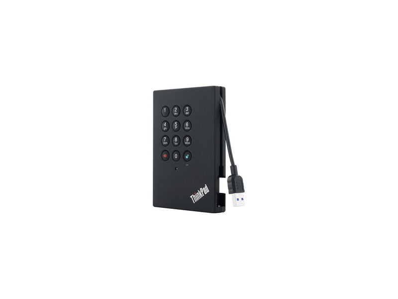 Lenovo ThinkPad 1TB USB 3.0 Portable Secure External Hard Drive Model 0A65621
