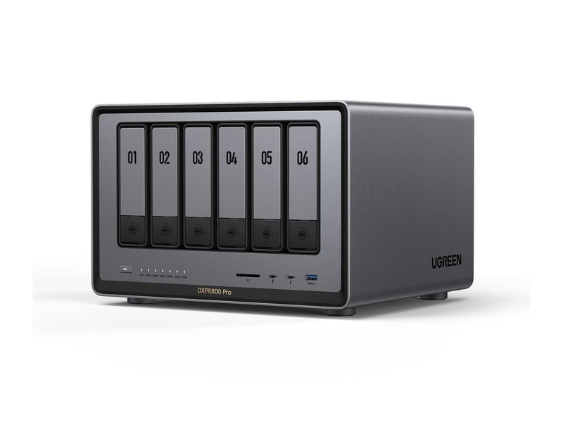 UGREEN NASync DXP6800 Pro, 6-Bay Thunderbolt™ NAS with Inte® l 10-Core i5 CPU