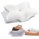 FAIORD Cervical Pillow for Neck Pain Relief - Cooling Memory Foam,Light Gray - Like New