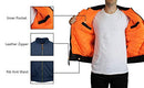 GALAXY BY HARVIC SPIRE BY GALAXY FLIGHT JACKET, NAVY, SIZE 2X-LARGE - Brand New