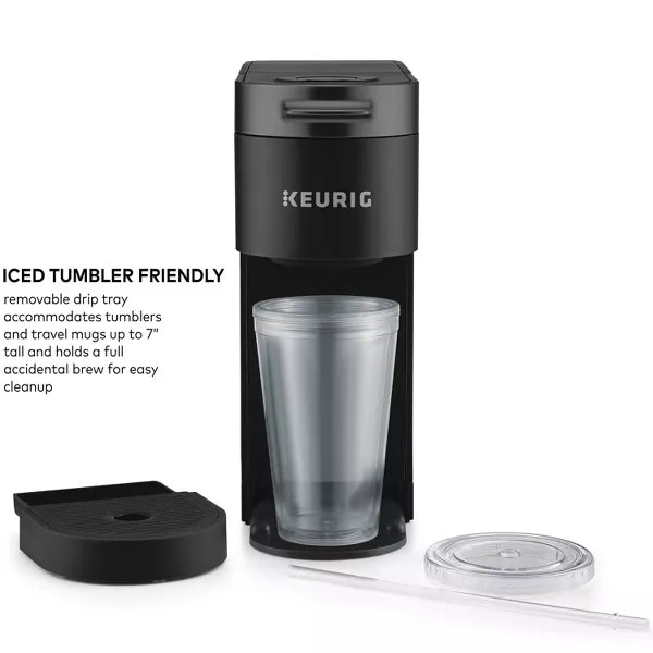 KEURIG K-ICED PLUS SINGLE-SERVE COFFEE MAKER AUTOMATIC SHUT-OFF 46 OZ - BLACK - Like New