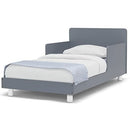 DELTA CHILDREN GAP GAPKIDS TODDLER BED GREENGUARD GOLD SIZE: FULL - GREY/WHITE - Like New