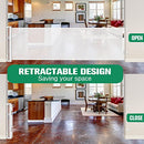 KISKIZ MOM'S CHOICE AWARDS WINNER 110 INCH EXTRA WIDE BABY GATE - WHITE - Brand New