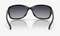Oakley Women's Oo9301 Cohort Rectangular Sunglasses with grey lens black frame - Like New