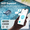 AIPER POOL SKIMMER SOLAR AUTOMATIC POOL SKIMMER ROBOT APP SOLAR BATTERY - GRAY Like New