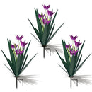 Homight Metal Agave Plant Outdoor (3 Big Purple Lilies) HM-390-345 - Purple - Like New