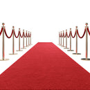HOMBYS 450 GSM Extra Thick Red Carpet Runner for Partys & Events 3x10 ft - Brand New