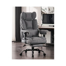Efomao Fabric Office Chair, High Back Executive Chair with Foot Rest - Gray - Like New