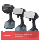 BLACK+DECKER HGS200 Advanced Handheld Garment / Fabric Steamer - Gray/Blue - Like New
