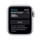 APPLE WATCH SERIES 6 GPS CELLULAR 40MM SILVER STAINLESS STEEL WHITE SPORT - Like New