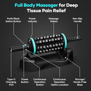 JOVJOYER ELECTRIC ROLLING PERCUSSIVE MASSAGER MUSCLE ROLLER MASSAGER BLACK - Brand New