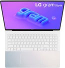 LG Gram Style 16” 3200x2000 OLED Laptop i7-1360P 32GB 1TB SSD - Dynamic White Like New