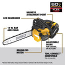 DEWALT 60V MAX 14 IN. 35 CC 60 V CHAINSAW KIT (BATTERY & - Scratch & Dent