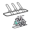 Mr IRONSTONE 3 Bike Floor Parking Racks Adult Kids Bicycles Storage Racks Black - Like New