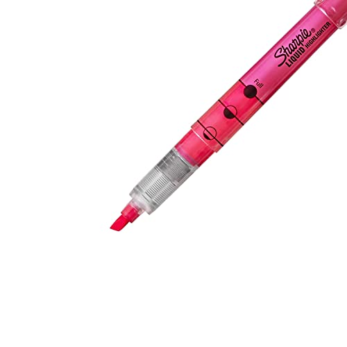 SHARPIE 1754464 ACCENT LIQUID PEN STYLE HIGHLIGHTER CHISEL TIP PINK DOZEN - Brand New