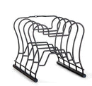 SAGLER 1 PAN ORGANIZER AND POT LID ORGANIZER 6 TIER SET OF 2 BRONZE - BLACK - Like New