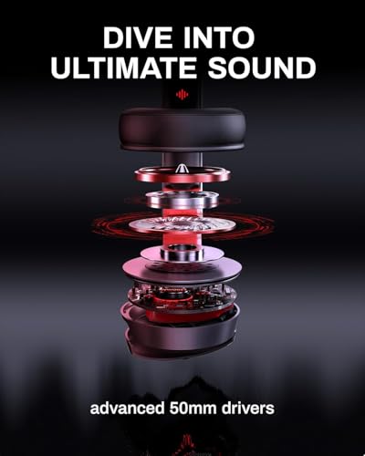 acer Wireless Gaming Headset PS5 Headset with 2.4GHz for Ps5 Ps4 PC Switch RED - Like New