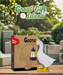 Nacome Solar Goose Statues Garden Porch Decor Warm Lantern Clearance Goose - Like New