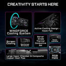 GIGABYTE AORUS GEFORCE RTX 5070 MASTER 12G GRAPHICS CARD - BLACK - Like New