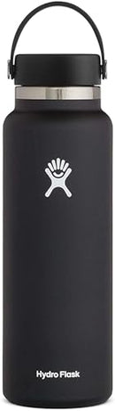 HYDRO FLASK 40 OZ WIDE FLEX CAP BLACK W40BTS001 - Like New